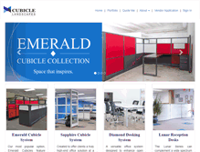 Tablet Screenshot of cubiclelandscapes.com